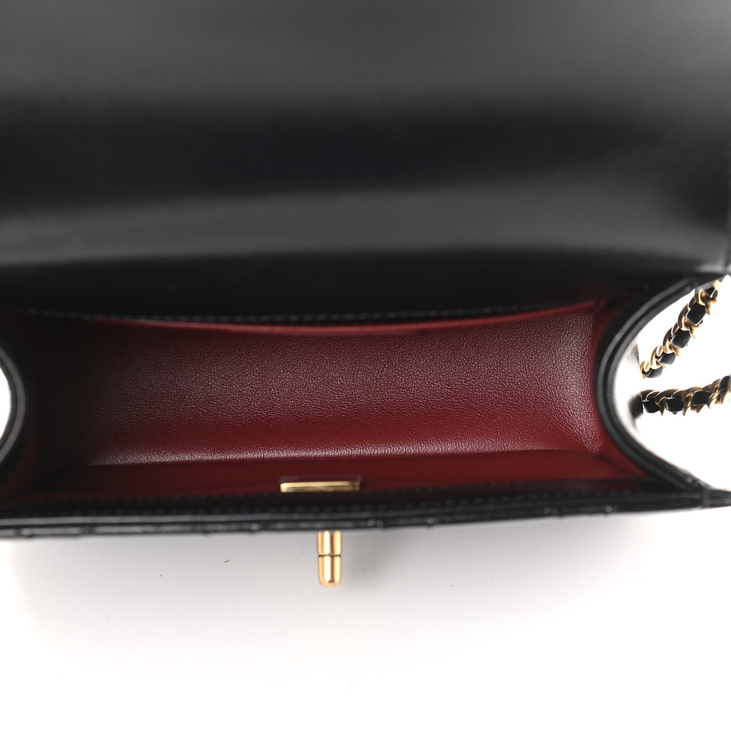 Calfskin Quilted Mini Perfect Fit Flap Black