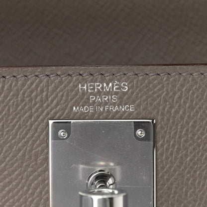 Hermes Epsom Kelly Sellier 28 Etain 7 of 11
