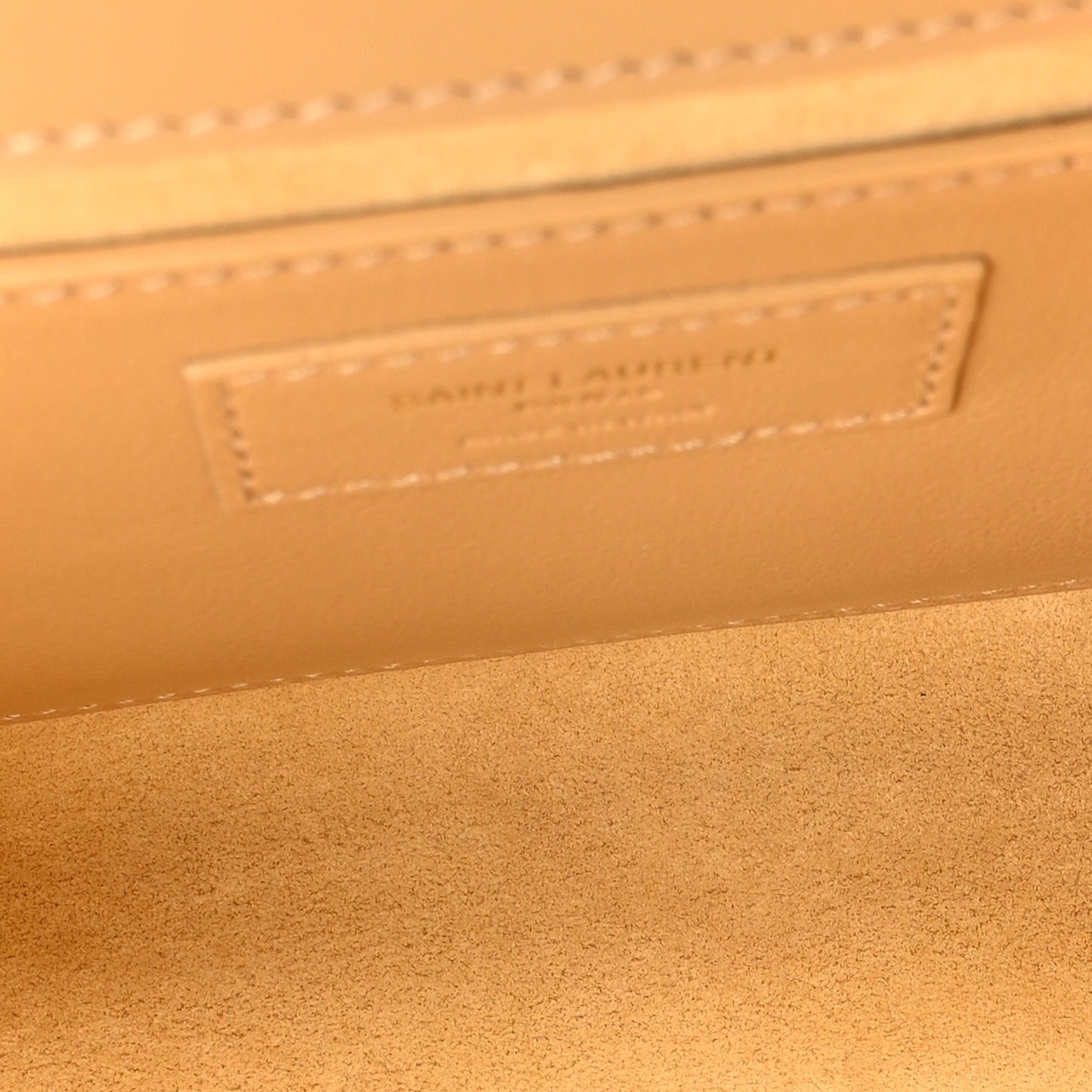 Metallic Calfskin Small Classic Monogram Kate Tassel Satchel Gold