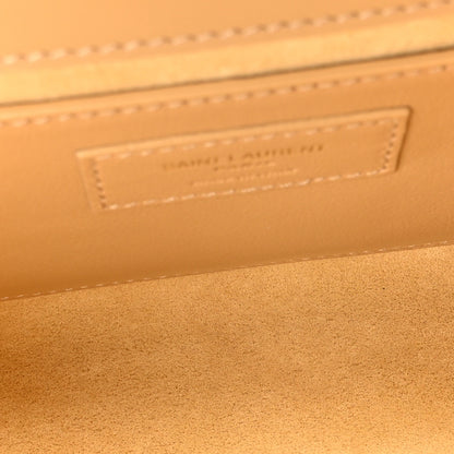 Saint Laurent Metallic Calfskin Small Classic Monogram Kate Tassel Satchel Gold 5 of 10