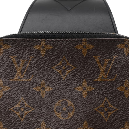 Louis Vuitton Monogram Macassar Avenue Sling Bag 7 of 9