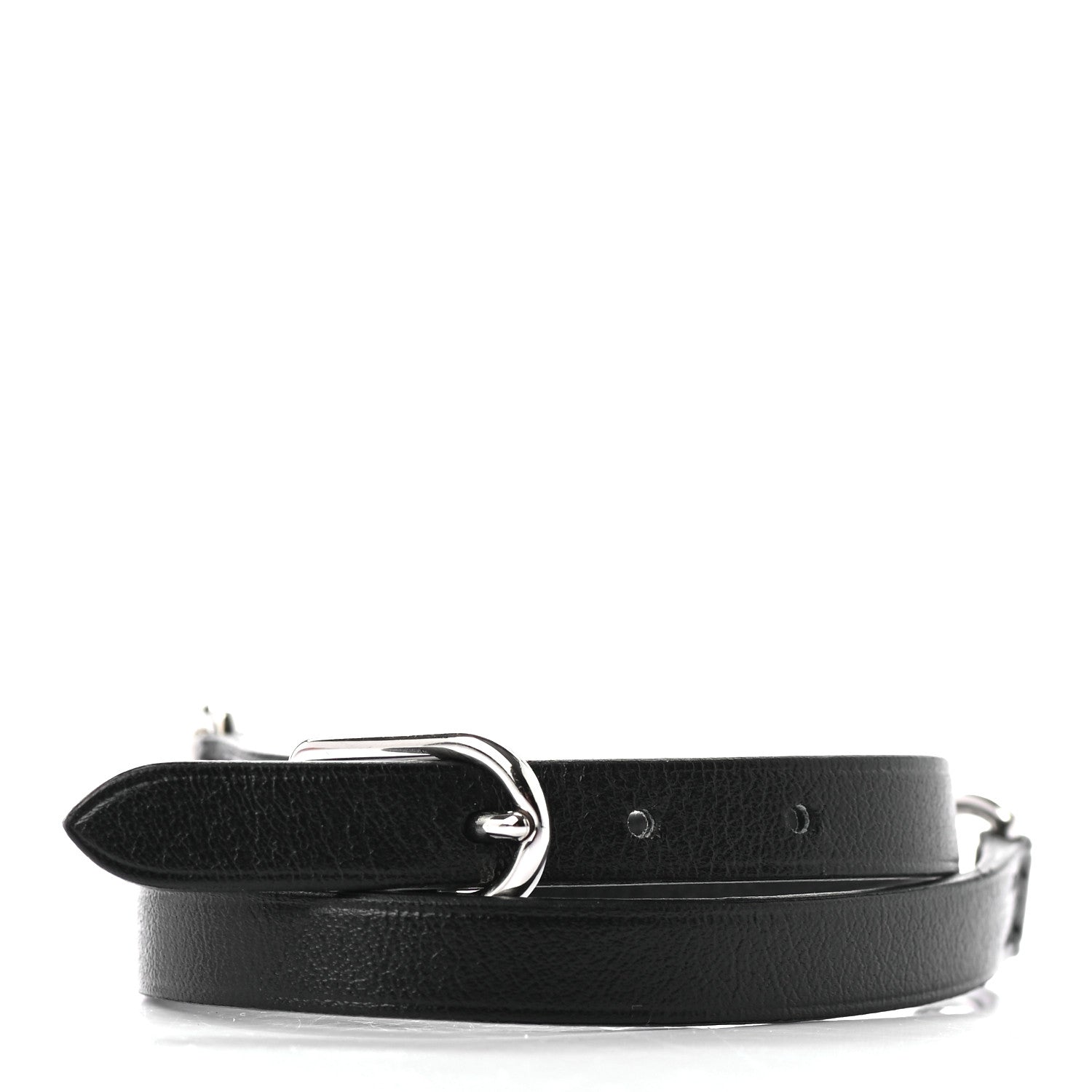 Hermes Swift Etrier Double Tour Bracelet T2 Black 3 of 5