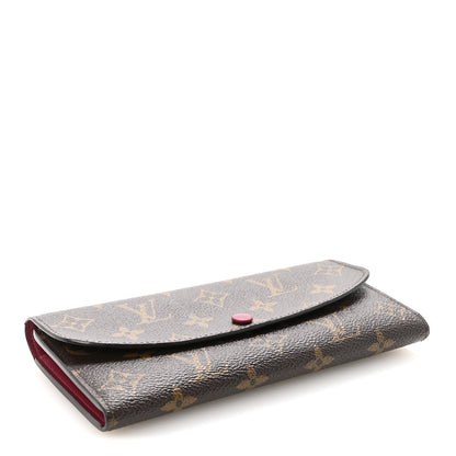 Louis Vuitton Monogram Emilie Wallet Fuchsia 4 of 6