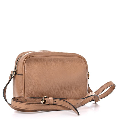 Gucci Pebbled Calfskin Small Soho Disco Bag Camelia 2 of 21