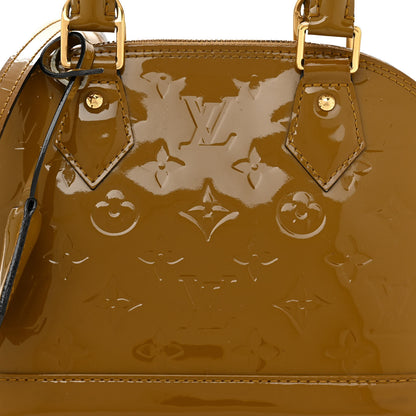 Louis Vuitton Vernis Alma BB Vert Olive 8 of 12