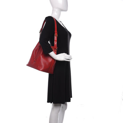 Louis Vuitton Epi Petit Noe Castillan Red 2 of 11