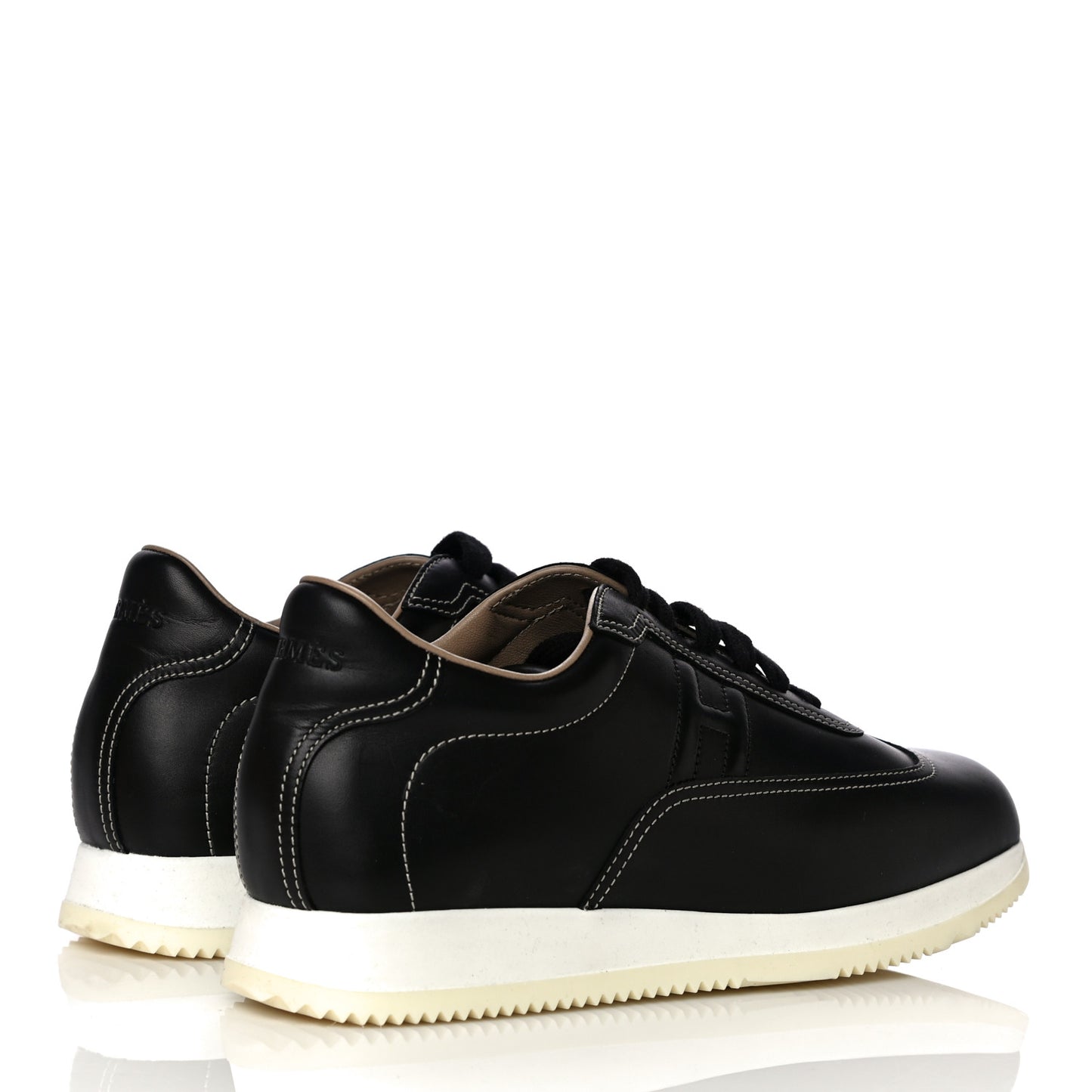 Calfskin Womens Quick Sneakers 38 Black
