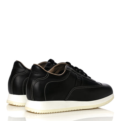 Hermes Calfskin Womens Quick Sneakers 38 Black 3 of 19