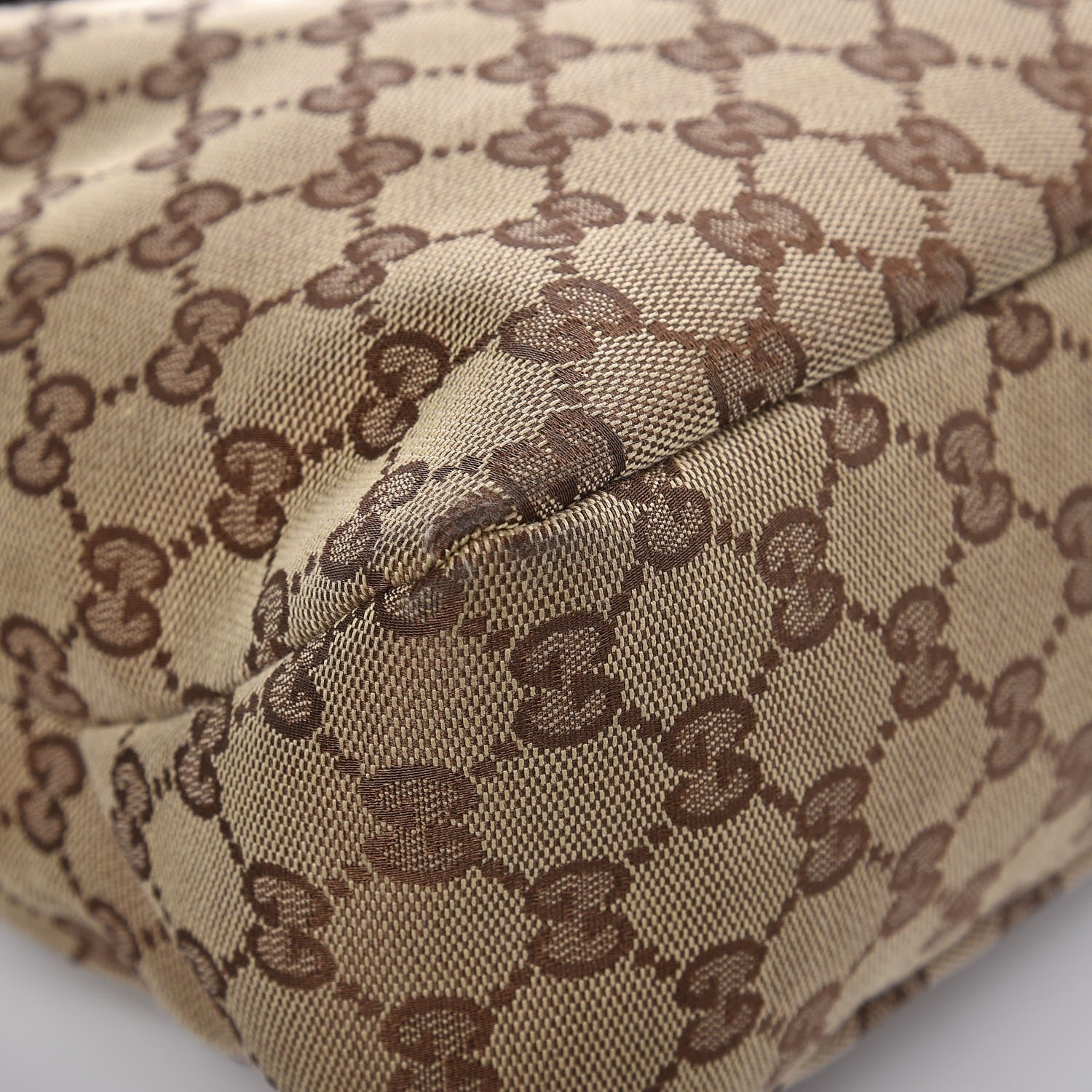 Gucci Monogram Medium Horsebit Chain Hobo Dark Brown 8 of 17