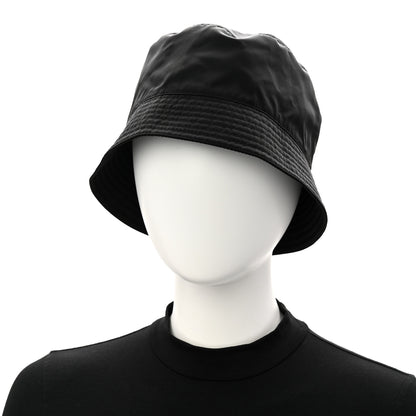 Prada Re-Nylon Metal Triangle Logo Mens Bucket Hat XL Black 2 of 8