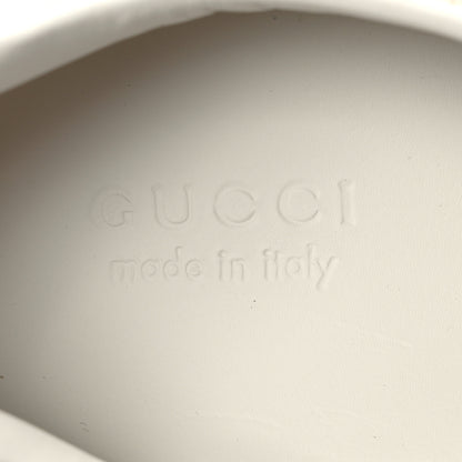 Gucci Calfskin GG Tennis Embossed Mens Ace Sneakers 10 Mystic White 8 of 10