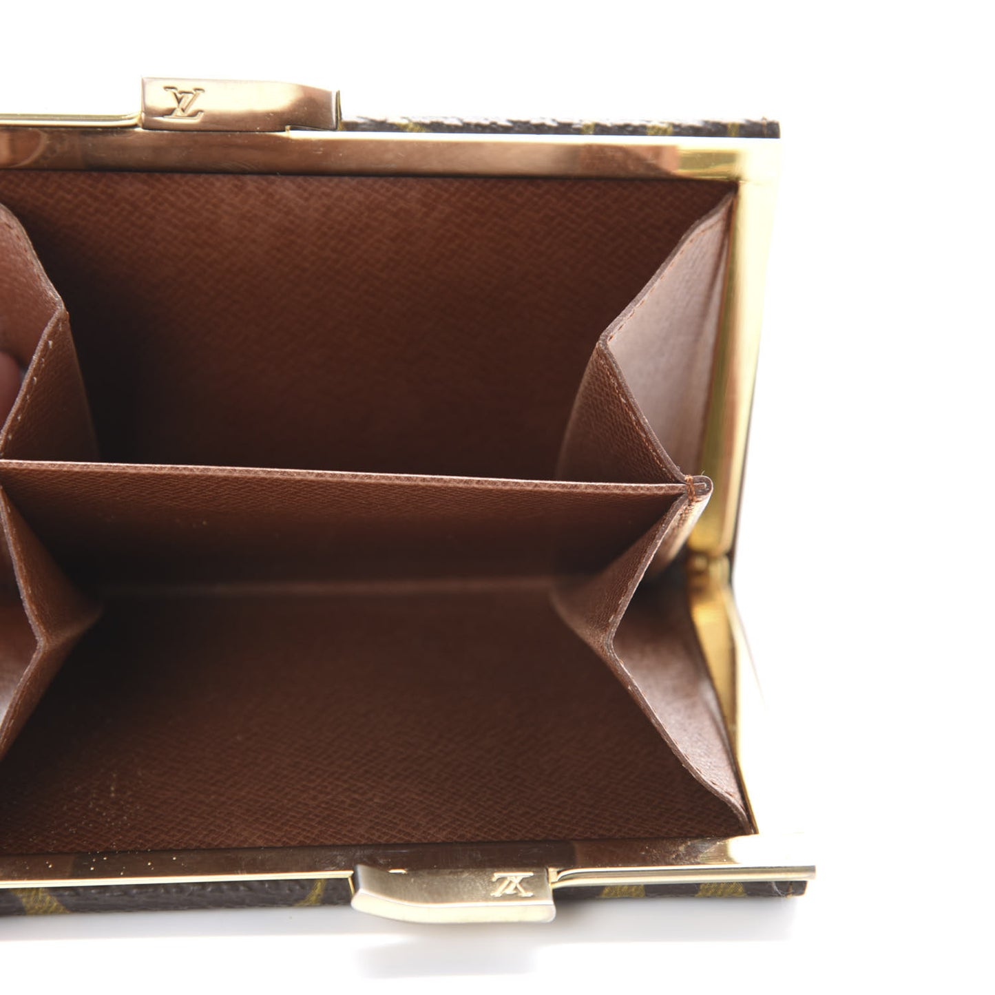 Monogram French Kiss Lock Coin Purse