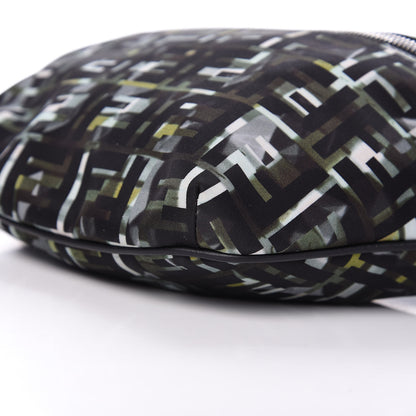 Fendi Nylon CamouFF Belt Bag Black Multicolor 10 of 11