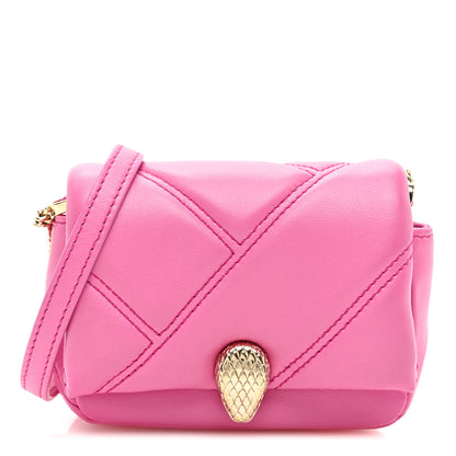 Bulgari Calfskin Serpenti Cabochon Micro Bag Pink 1 of 9