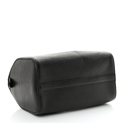 Louis Vuitton Epi Speedy 25 Black 4 of 16