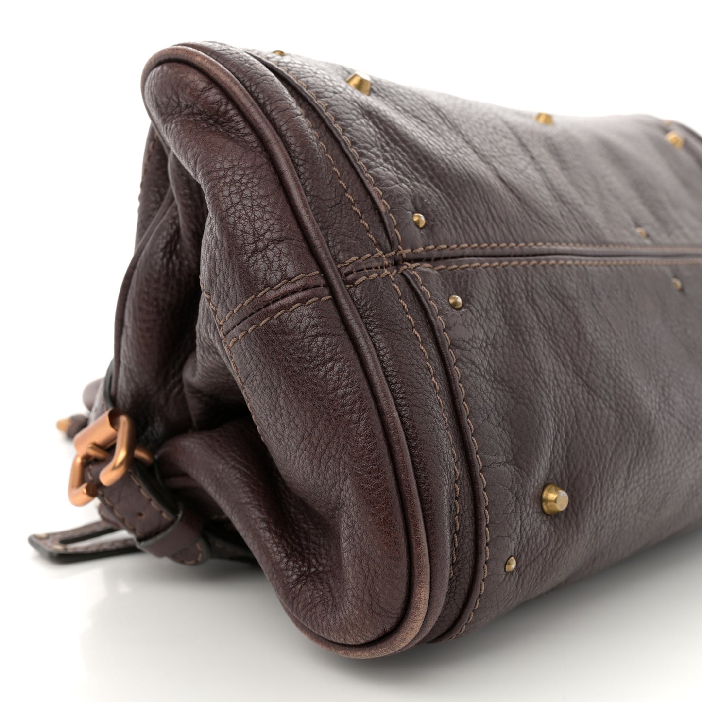 Calfskin Medium Paddington Satchel Chocolate