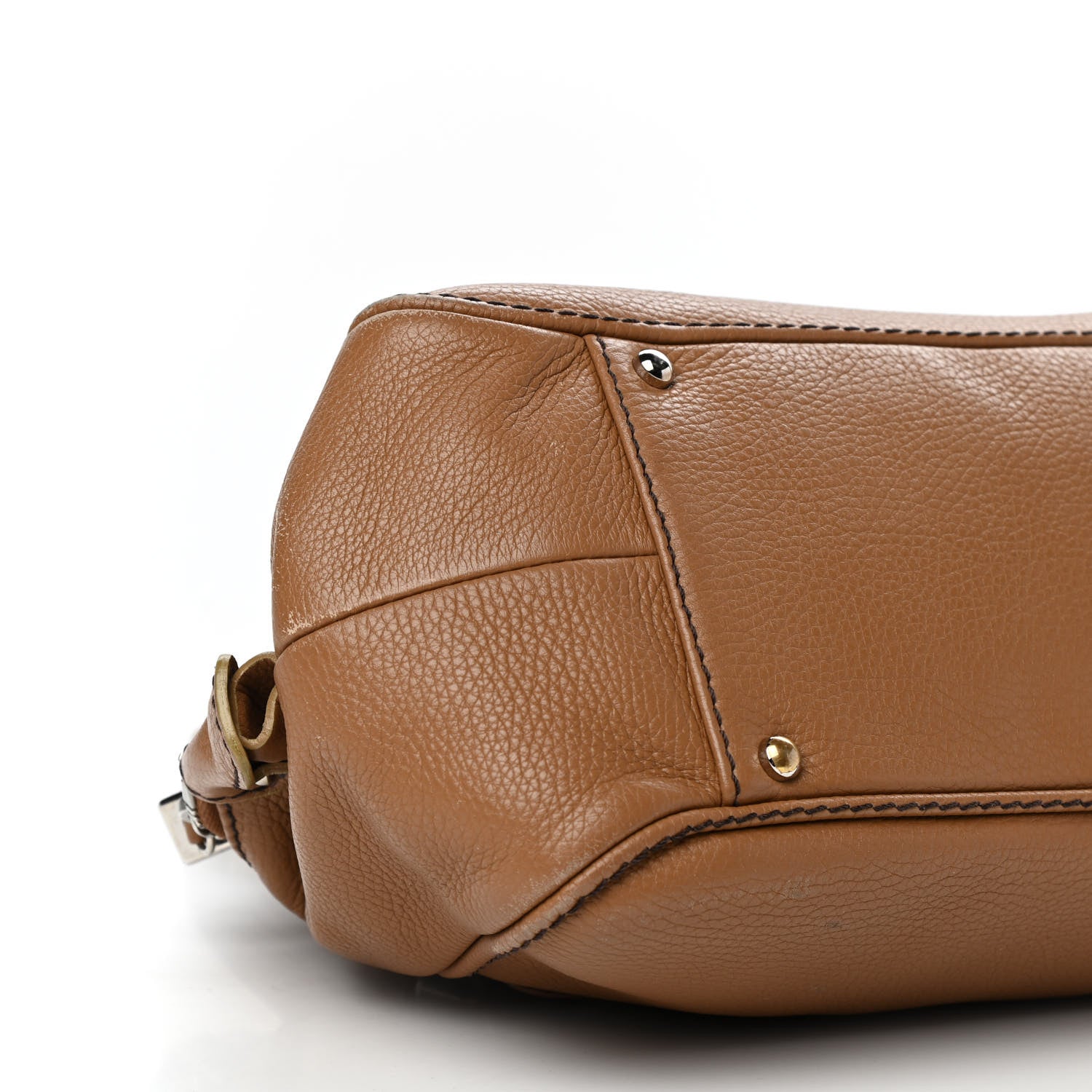 Chanel Calfskin Small Tassel Bowler Light Brown 8 of 9