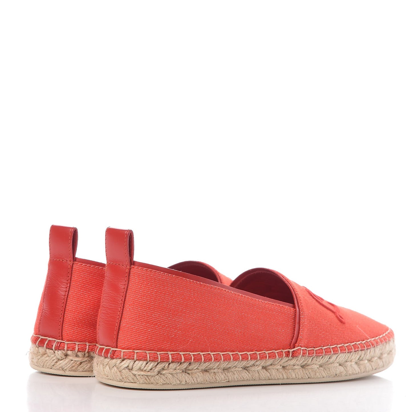 Canvas Waterfall Espadrille 38 Rouge