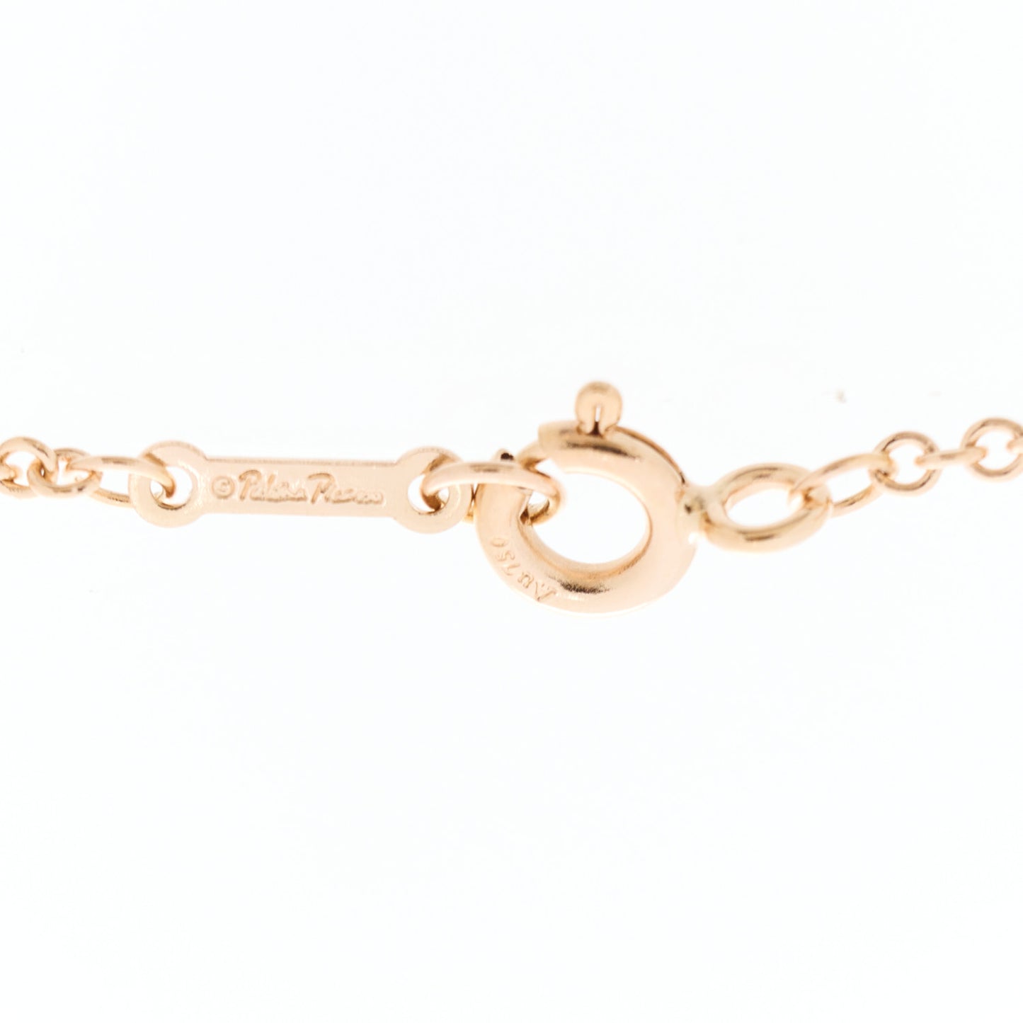 18K Rose Gold Diamond Double Loving Heart Bracelet