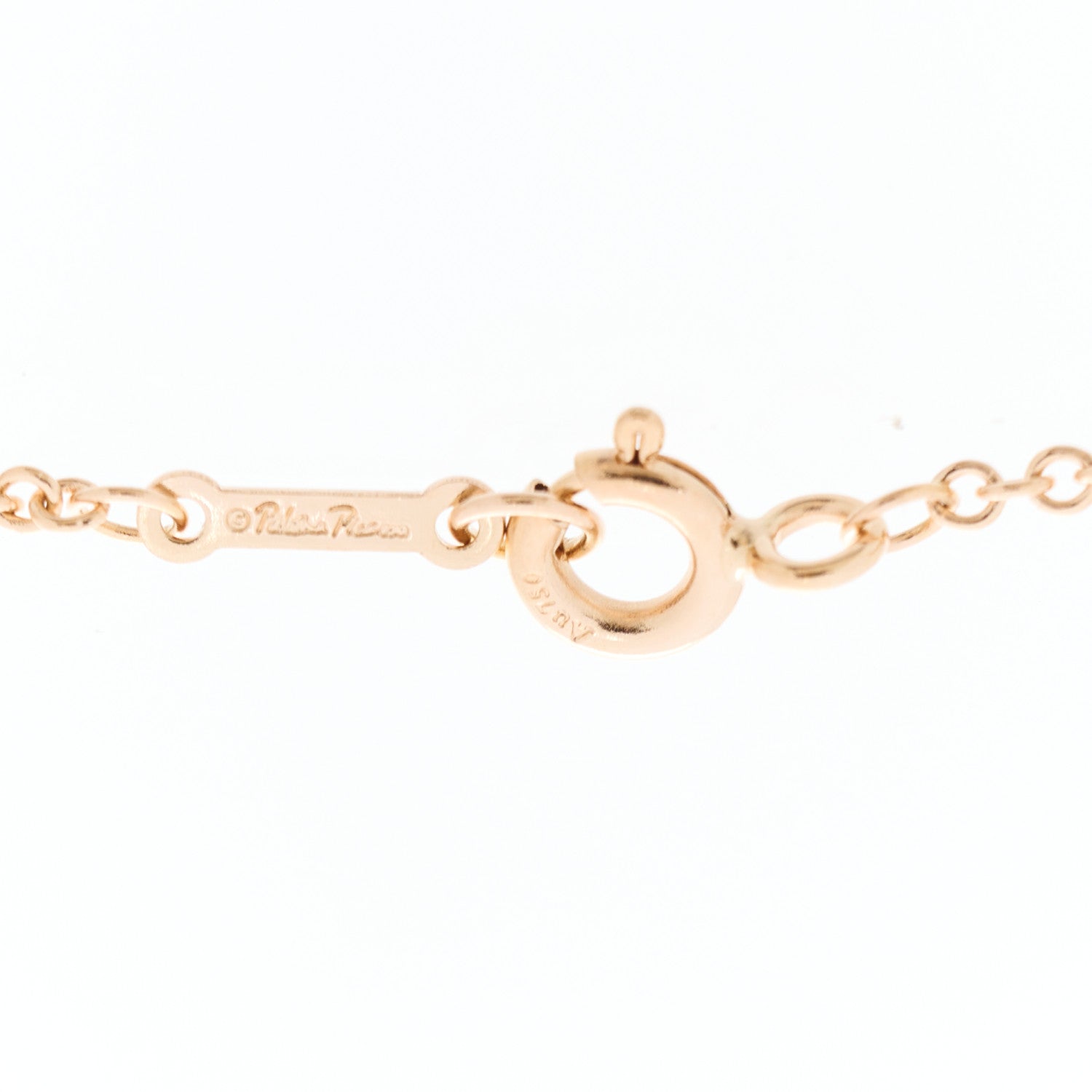 Tiffany 18K Rose Gold Diamond Double Loving Heart Bracelet 4 of 4