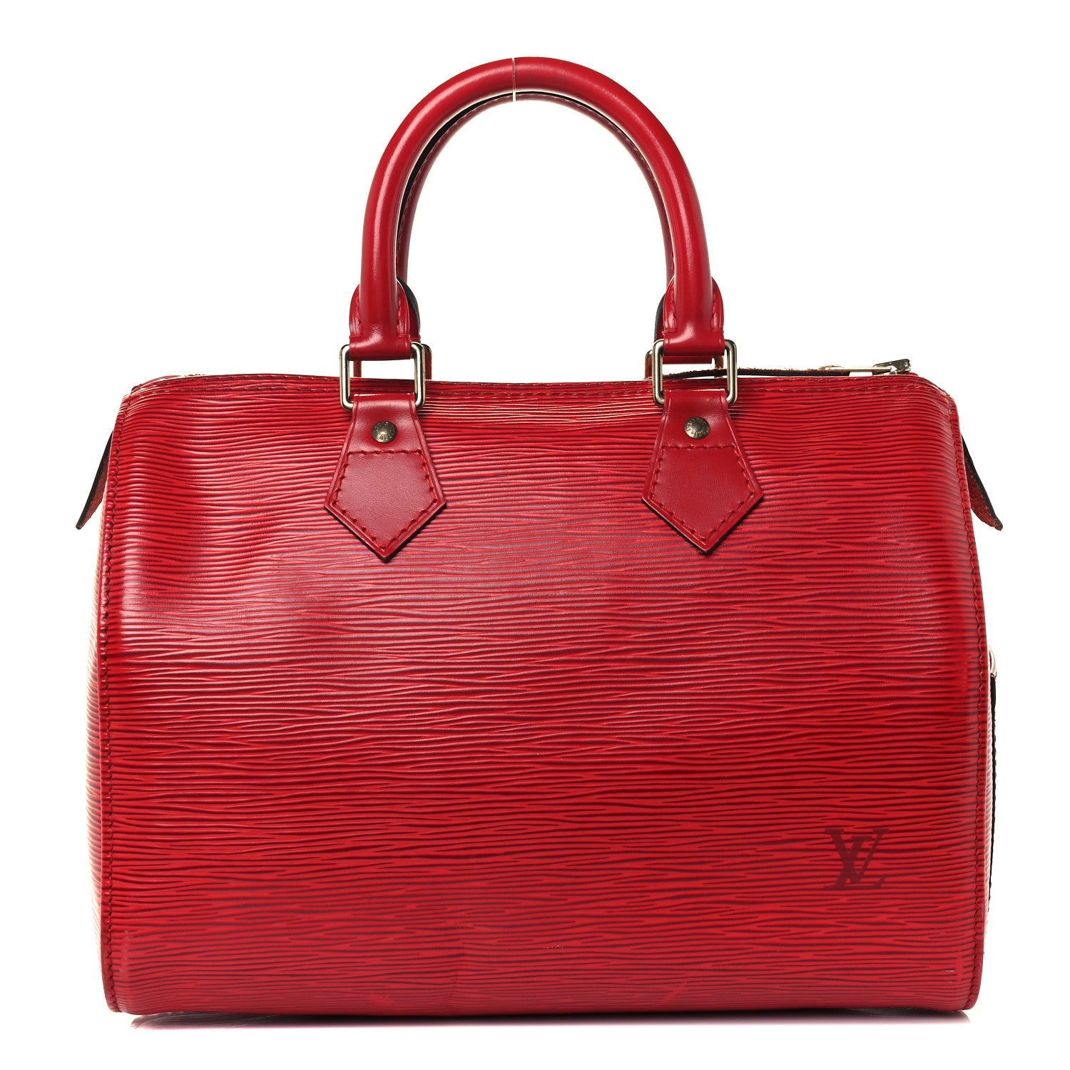 Louis Vuitton Epi Speedy 25 Castillan Red 1 of 8