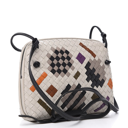Bottega Veneta Nappa Intrecciato Nodini Crossbody Messenger Cement Abstract 2 of 9