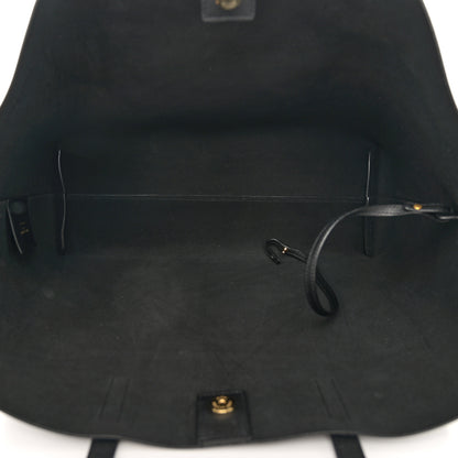 Saint Laurent Calfskin Large Shopping Tote Black 6 of 11