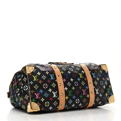 Louis Vuitton Monogram Multicolor Keepall 45 Black 4 of 18