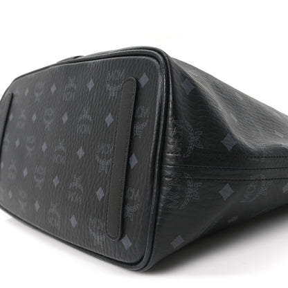 MCM Visetos Medium Liz Reversible Shopper Tote Black 15 of 16