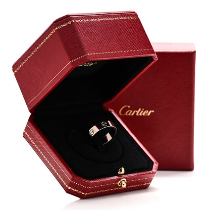 Cartier 18K White Gold 5.5mm LOVE Ring 56 7.75 5 of 5