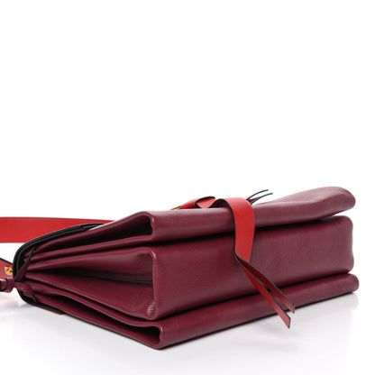 Valentino Garavani Smooth Calfskin Medium Vring Shoulder Bag Rouge Pur Cerise 4 of 10