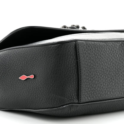 Christian Louboutin Calfskin Small Sweet Charity NV Shoulder Bag Black 8 of 9