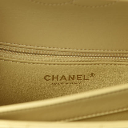 Chanel Lambskin Quilted Medium Trendy CC Flap Yellow 8 of 10