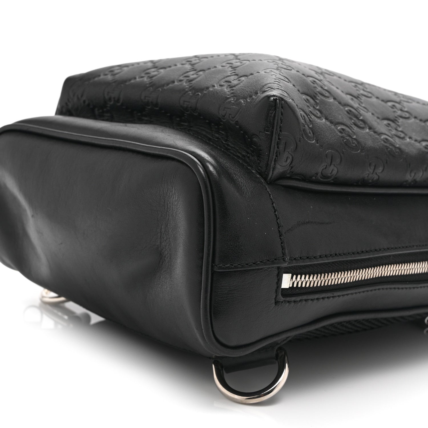 Gucci Guccissima Sling Backpack Black 11 of 11