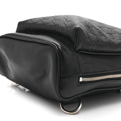 Gucci Guccissima Sling Backpack Black 11 of 11