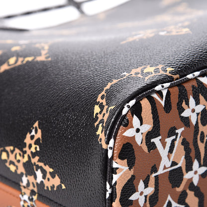 Louis Vuitton Monogram Giant Jungle Neverfull MM Black 9 of 13