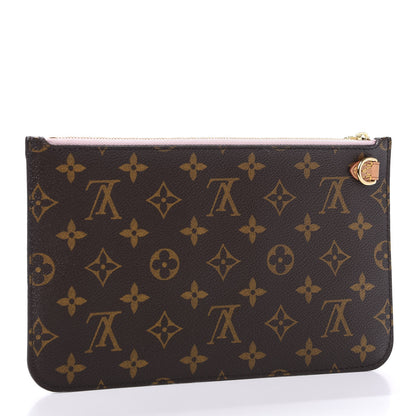 Louis Vuitton Monogram Neverfull MM GM Pochette Rose Ballerine 3 of 7