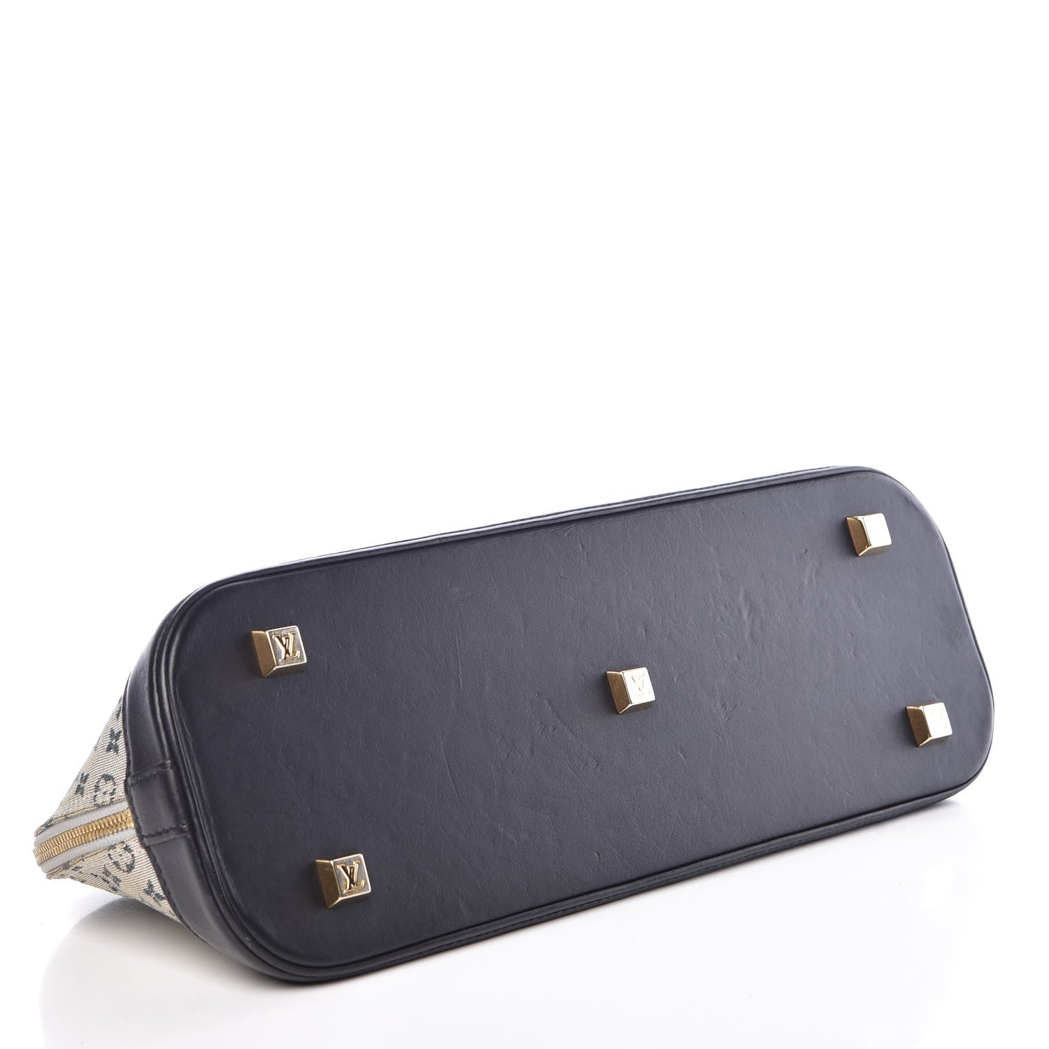 Louis Vuitton Mini Monogram Alma Long Blue 4 of 15