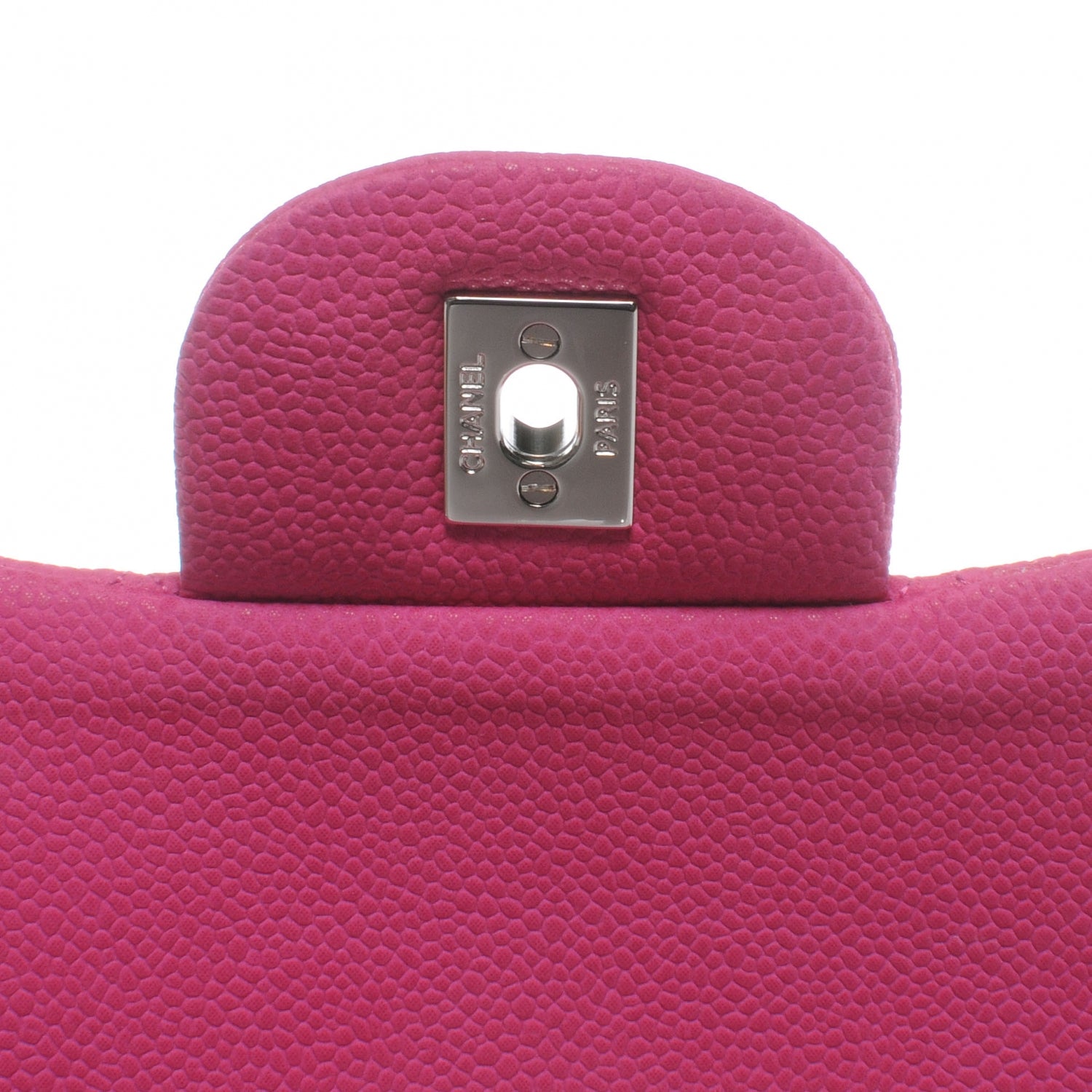 Chanel Iridescent Caviar Jumbo Double Flap Hot Pink 5 of 8