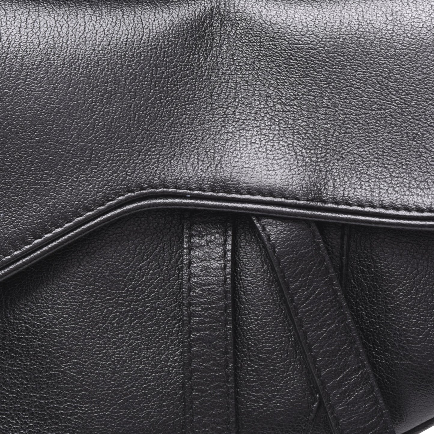 Calfskin Saddle Bag Black