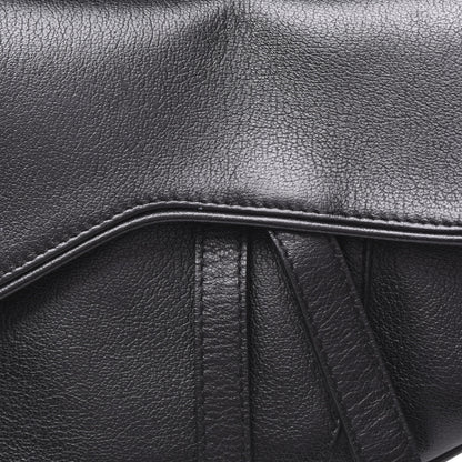 Christian Dior Calfskin Saddle Bag Black 9 of 9