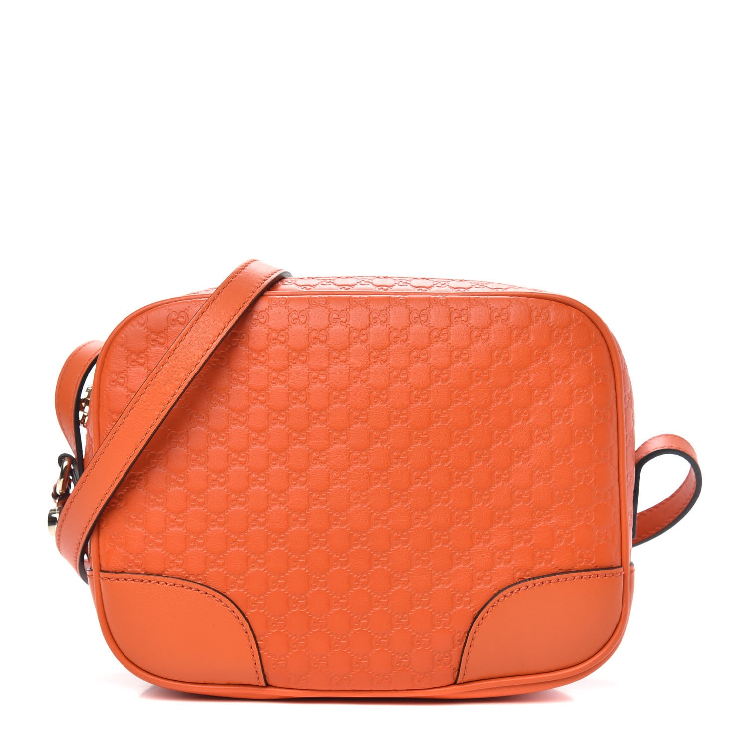 Gucci Soft Microguccissima Mini Bree Messenger Bag Sun Orange 1 of 9