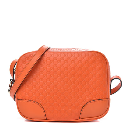 Gucci Soft Microguccissima Mini Bree Messenger Bag Sun Orange 1 of 9