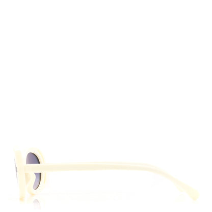 Chanel Acetate Oval Sunglasses 71571A White 3 of 8