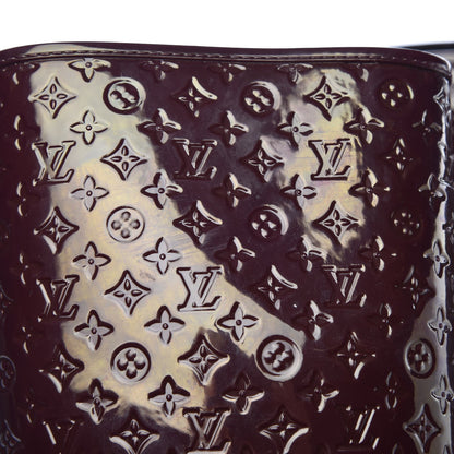 Louis Vuitton Rubber Embossed Monogram Splash Rain Boots 40 Burgundy 9 of 10