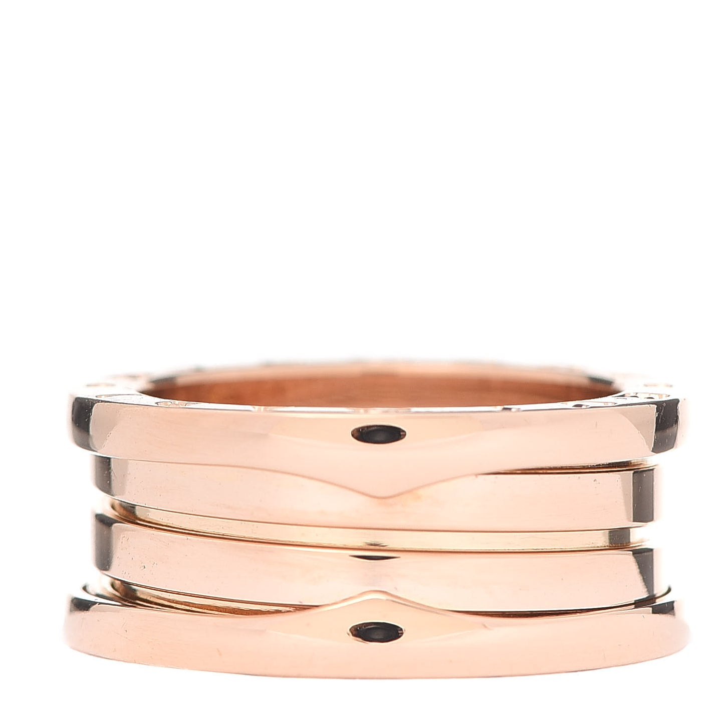 18K Rose Gold B.Zero1 Three-Band Ring 52 6