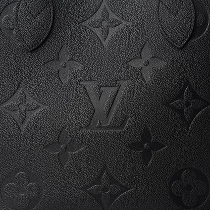 Louis Vuitton Empreinte Monogram Giant Neverfull MM Black 9 of 10