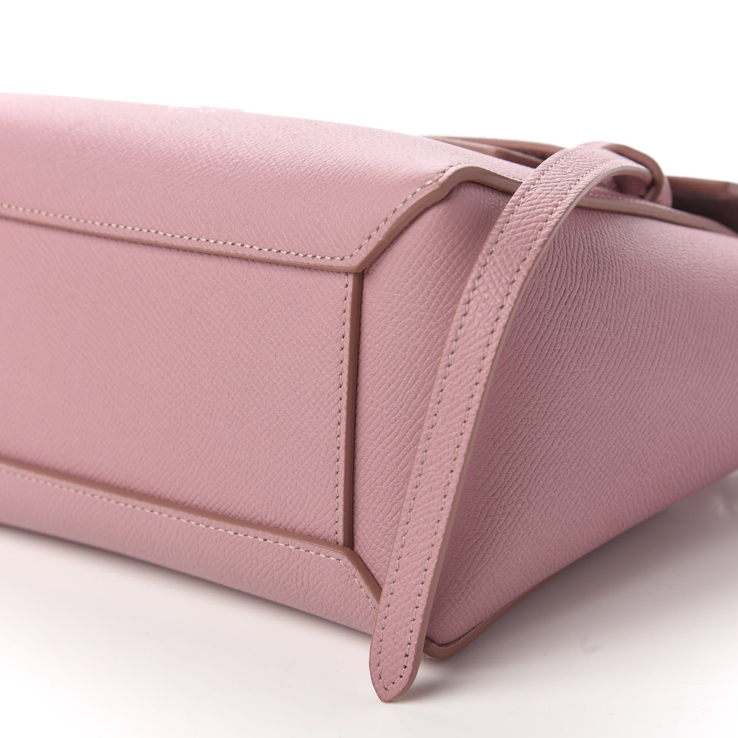 Celine Grained Calfskin Nano Belt Bag Antique Rose 7 of 9