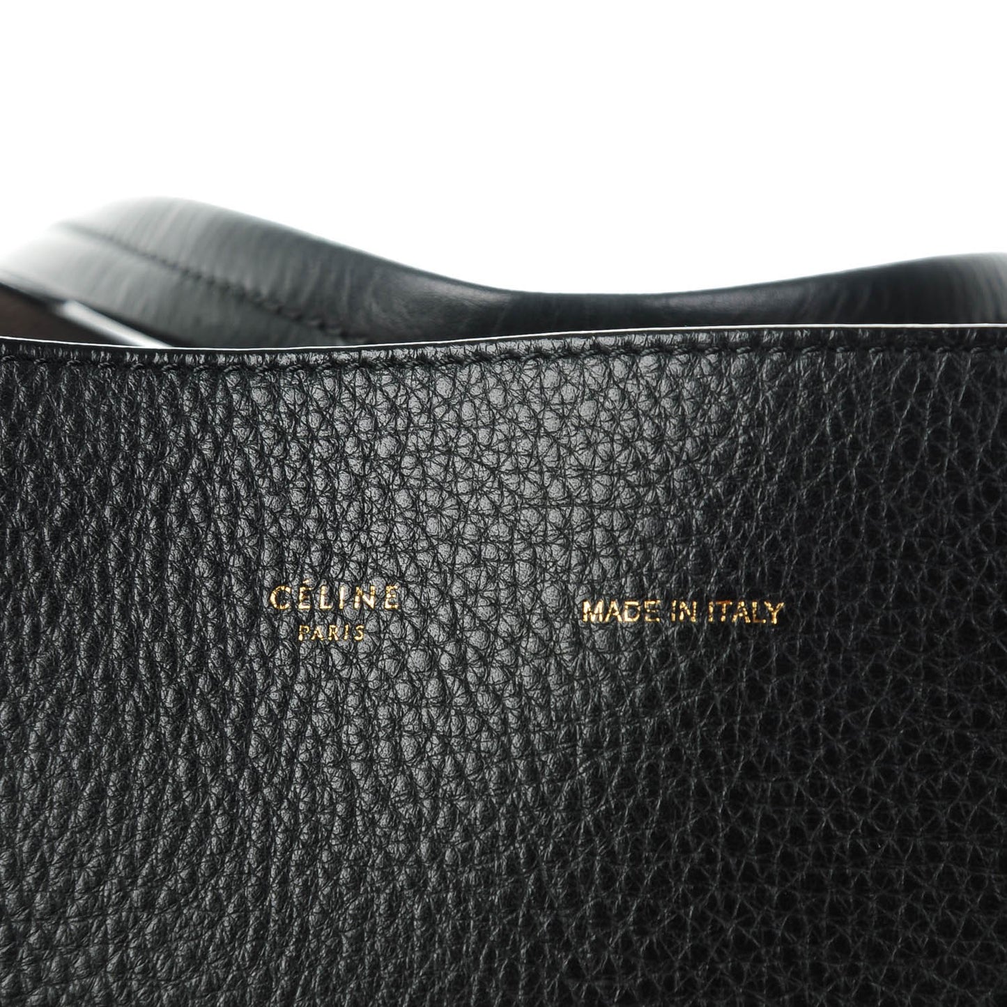 Soft Grained Calfskin Medium Cabas Phantom Black
