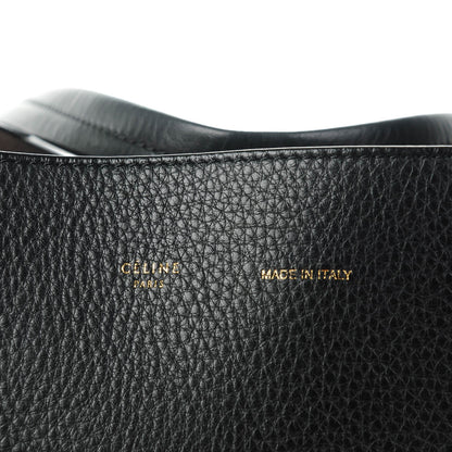 Celine Soft Grained Calfskin Medium Cabas Phantom Black 8 of 8